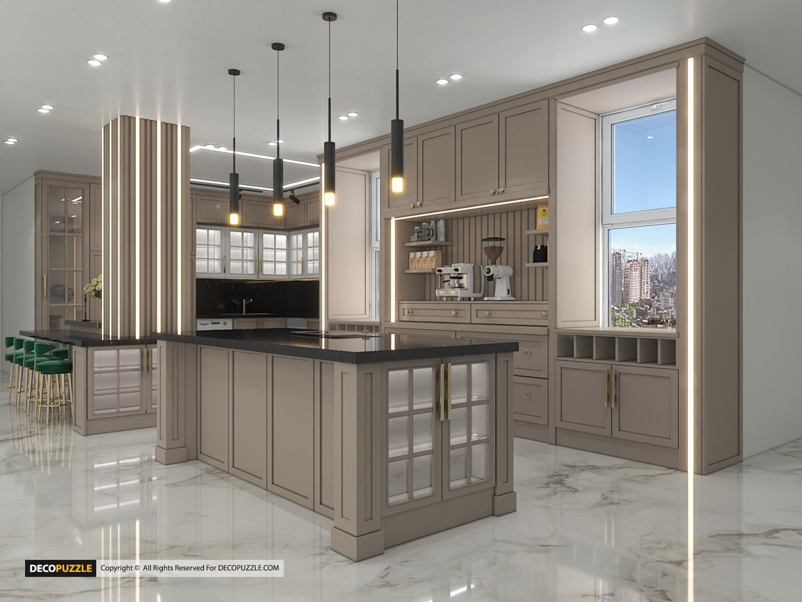 پروژه کابینت نئوکلاسیک در تجریش