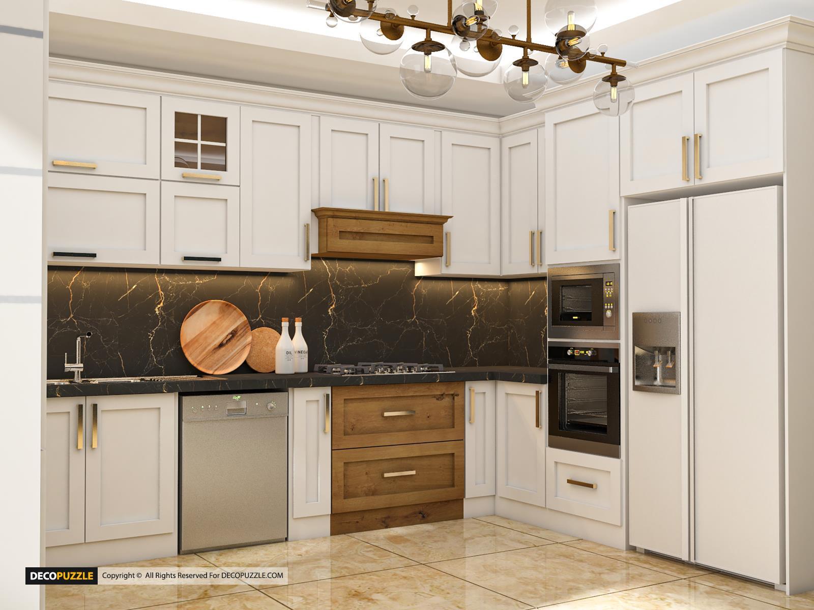 کابینت پوششی سفید