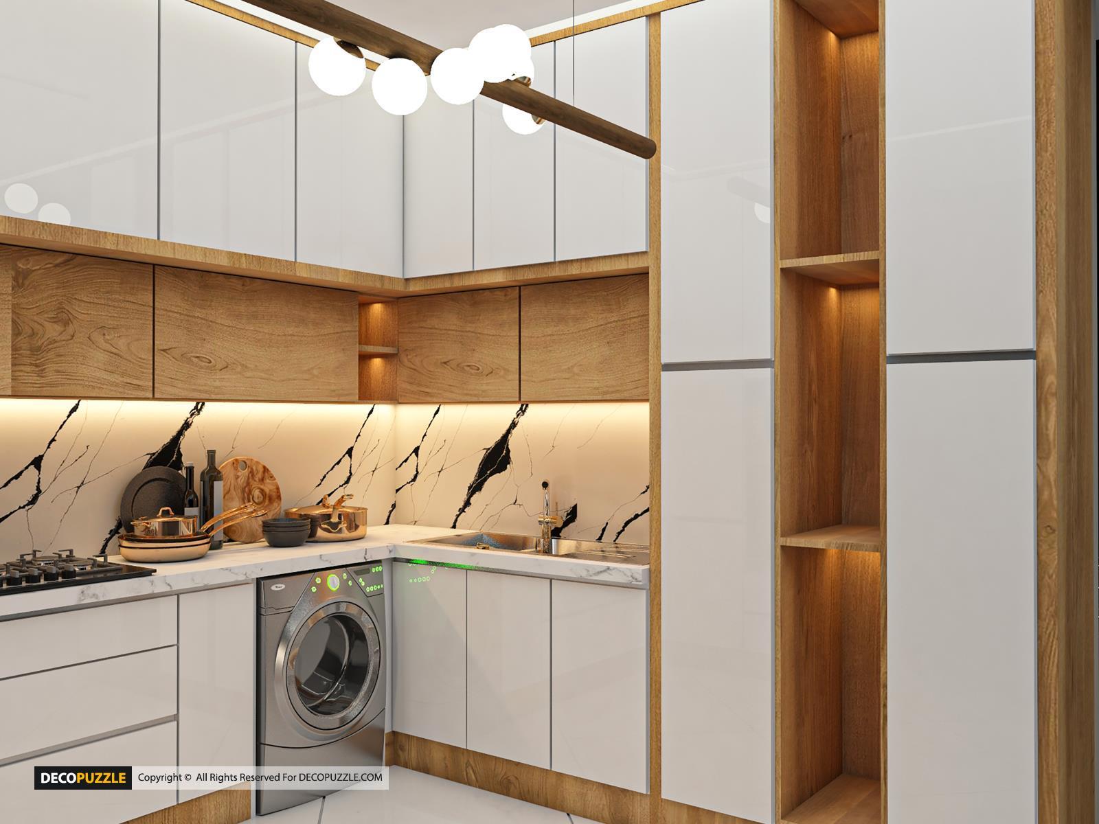 نمایی از کابینت هایگلاس