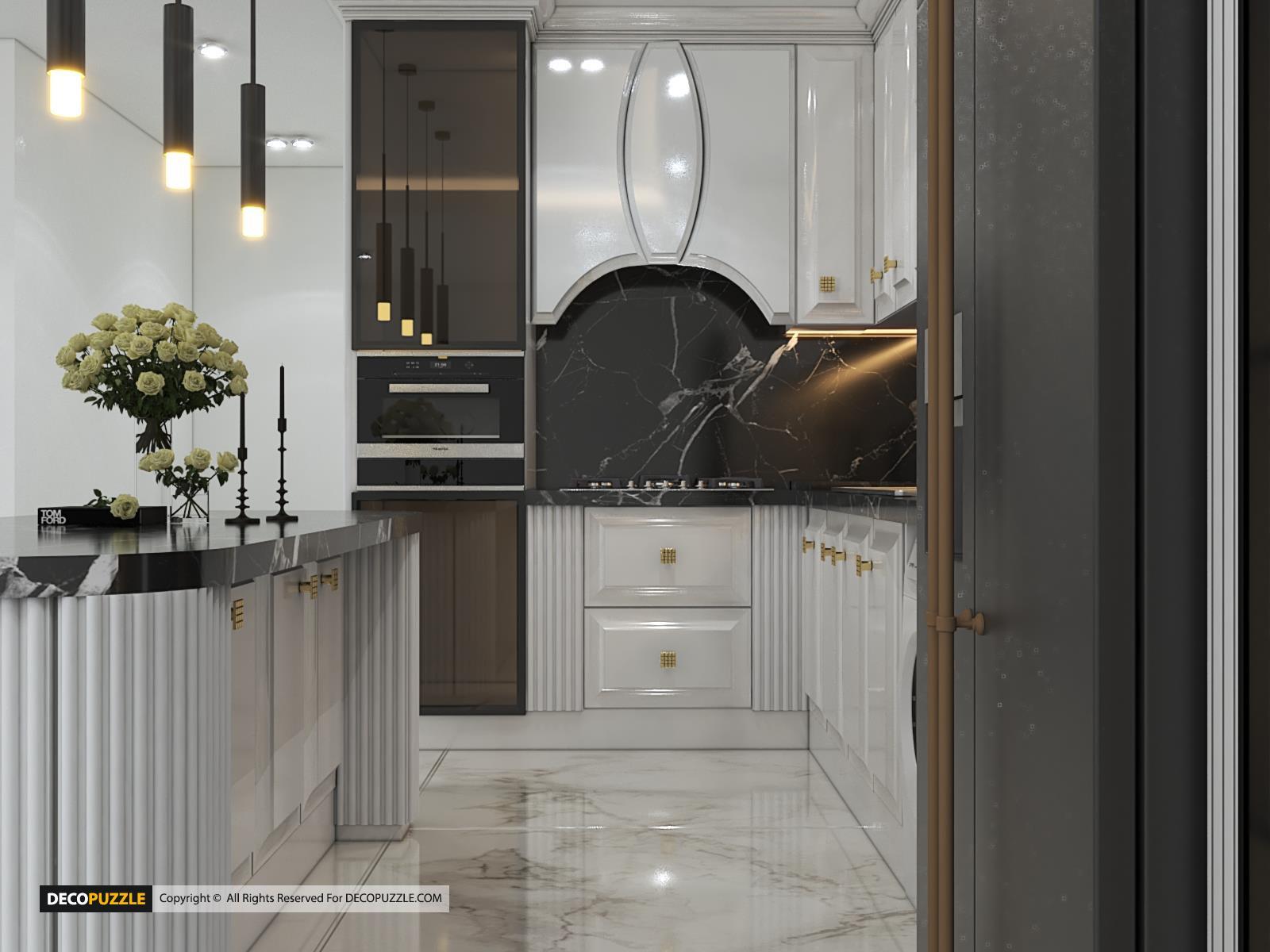 کابینت انزو سفید
