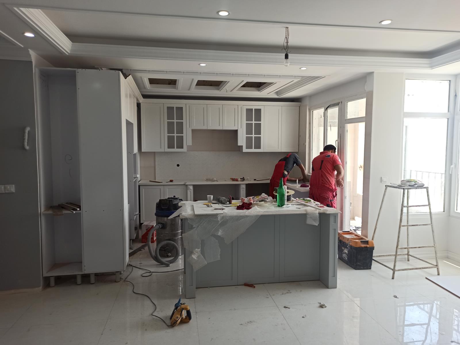 نمایی از طراحی کابینت