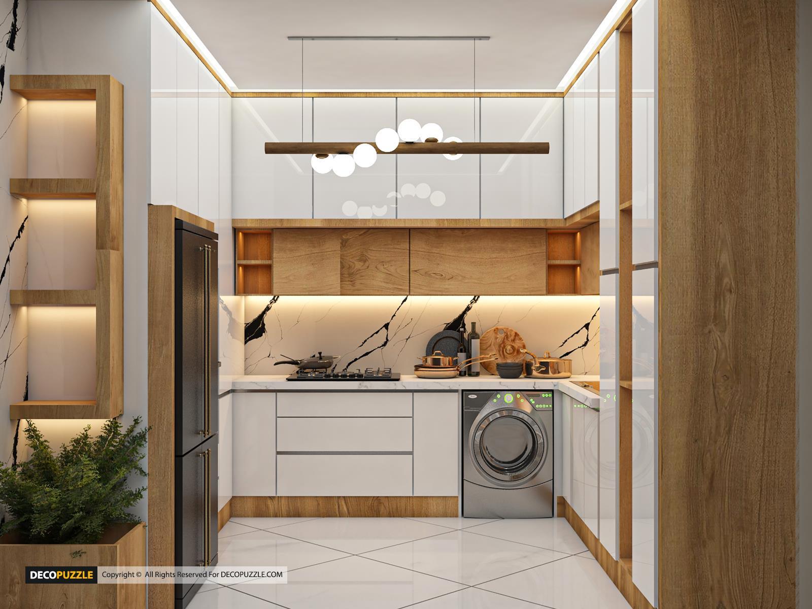 کابینت هایگلاس برای آشپزخانه های کوچک