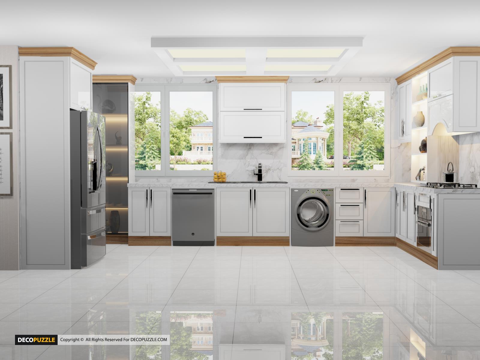 کابینت نئوکلاسیک خطی