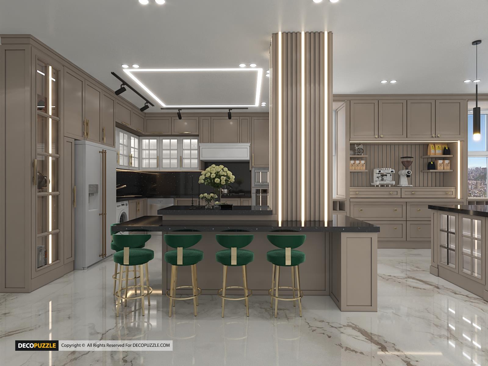 کابینت نئوکلاسیک شیک