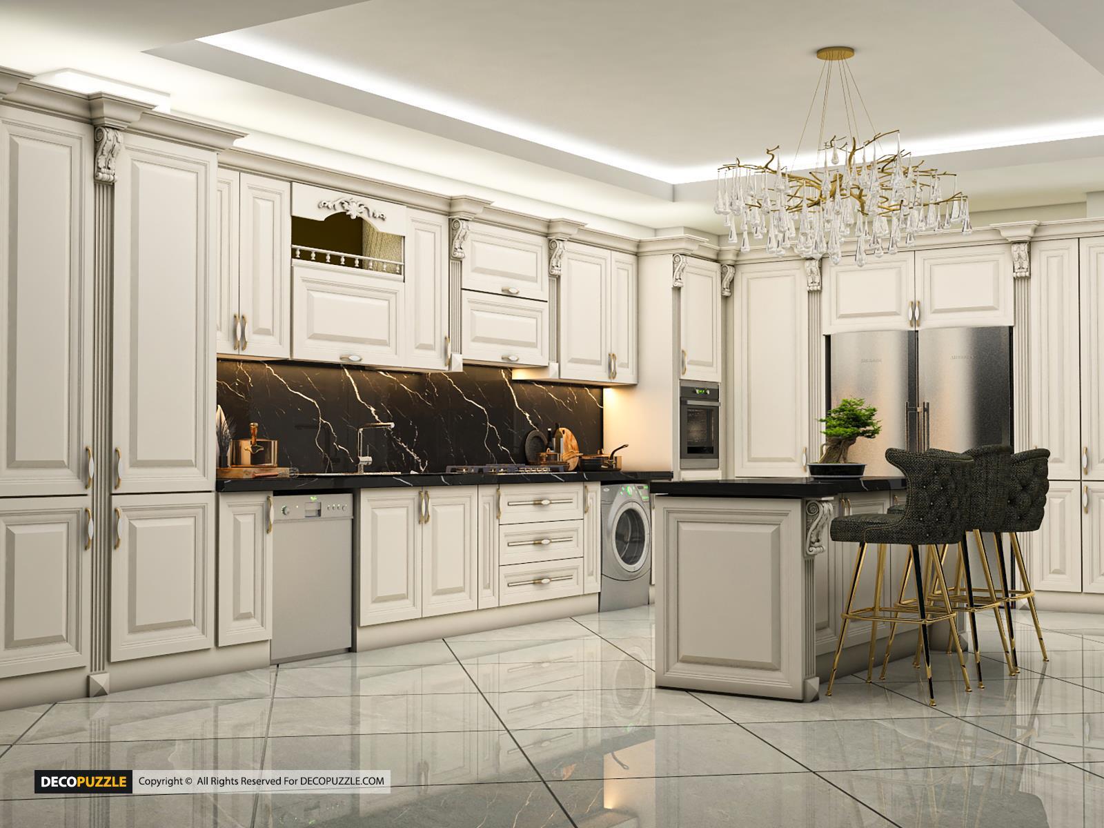 کابینت کلاسیک زیبا و جدید