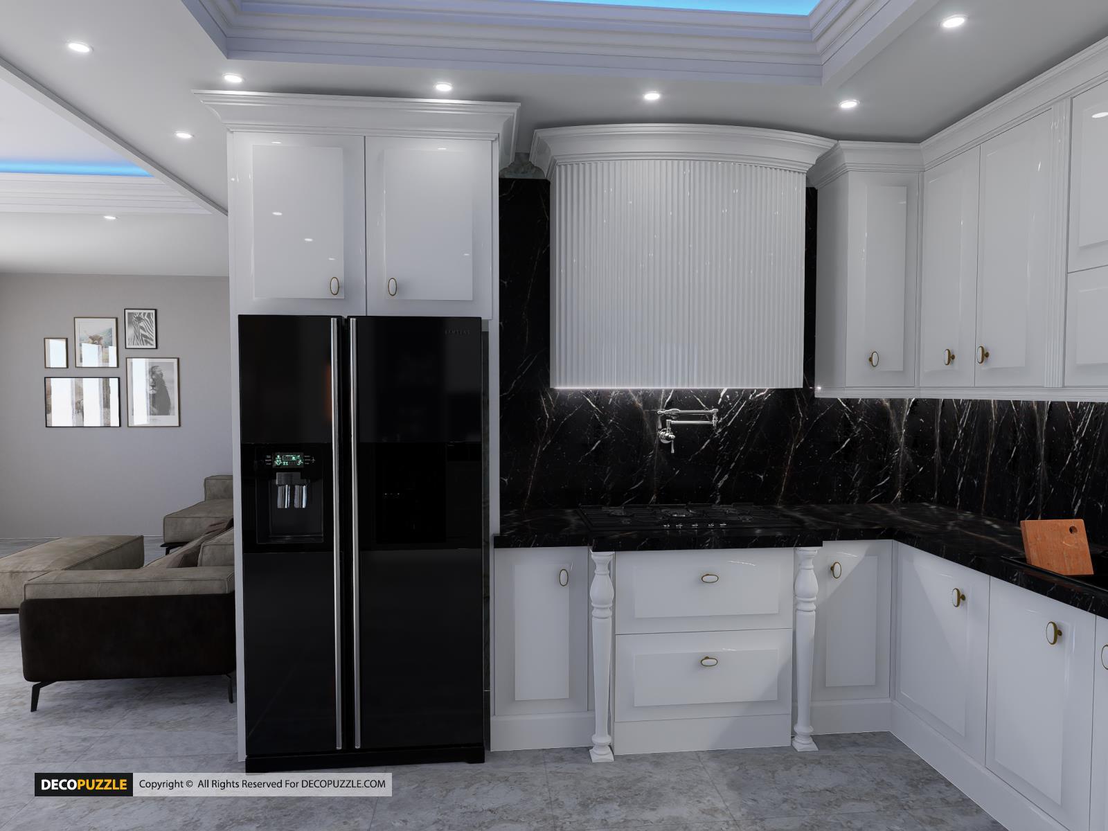 کابینت انزو به سبک نئوکلاسیک