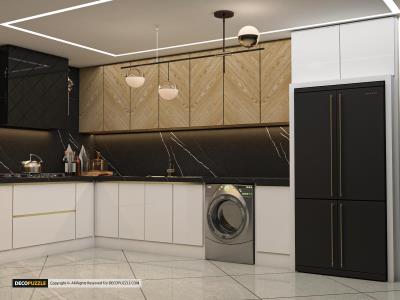 پروژه کابینت مدرن سفید در تهرانپارس