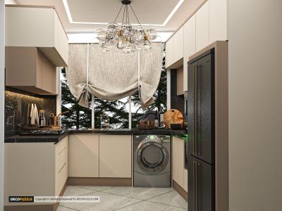 پروژه کابینت فرامید دو رنگ در قیطریه