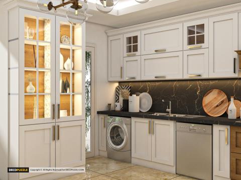 پروژه کابینت نئوکلاسیک در زعفرانیه تهران