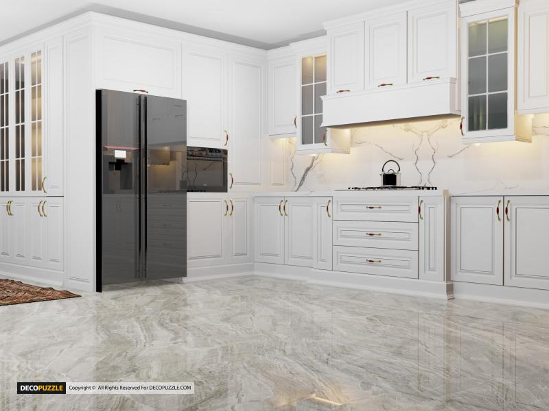 پروژه کابینت نئوکلاسیک در منیریه